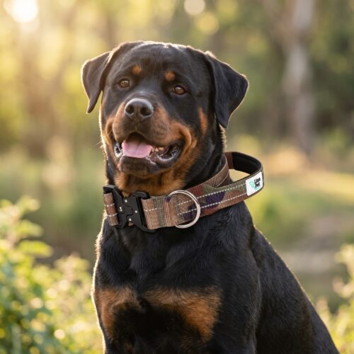 Camouflage reflektierende Hundehalsband von Lina Pet