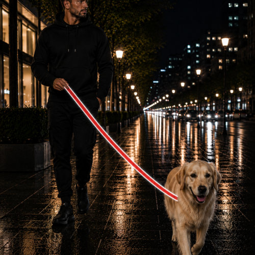 Lina Pet Hundeleine 2,5m , Verstellbare Freihandleine , Reflektierende Doppelleine mit 2 Sicherheits - Froschkarabienern , Neopren gepolstert , Führleine für mittlelgroße und große Hunde – Bild 7